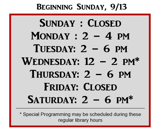 new hours 2015